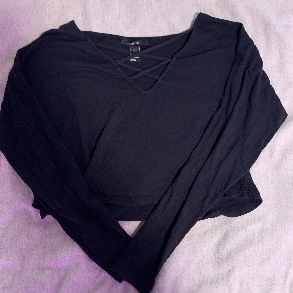 Forever 21 cropped long sleeve